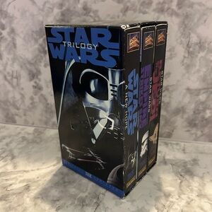 Vintage 1995 Star Wars Trilogy THX Mastered VHS Boxset